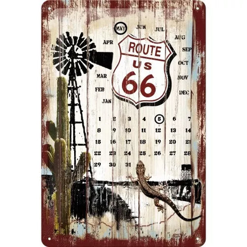 CALENDARIO 20 X 30 ROUTE 66 MOLINO